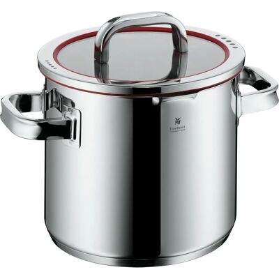 WMF 0762206380 Casserole en acier inoxydable rouge - Poêle - Publicité WMF 0762206380 Casserole en acier inoxydable rouge - Poêle - Publicité