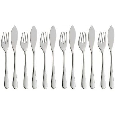WMF Merit Fischbesteck-Set - Cromargan Schutz - 12-tlg. WMF Merit Fischbesteck-Set - Cromargan Schutz - 12-tlg.