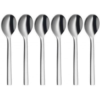 Conjunto de 6 colheres de café em aço inoxidável - WMF Conjunto de 6 colheres de café em aço inoxidável - WMF
