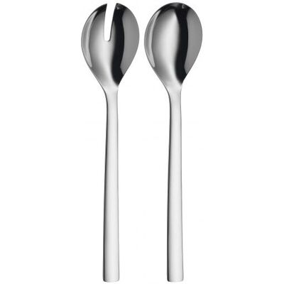 Ensemble de Cuillères et Fourchettes à Salade WMF Nuova - Acier Inoxydable 30cm - Lavable en Machine Ensemble de Cuillères et Fourchettes à Salade WMF Nuova - Acier Inoxydable 30cm - Lavable en Machine
