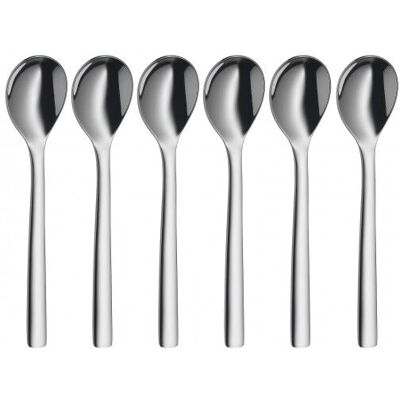 WMF Nuova Juego de 6 Cucharas para Huevos - Acero inoxidable WMF Nuova Juego de 6 Cucharas para Huevos - Acero inoxidable
