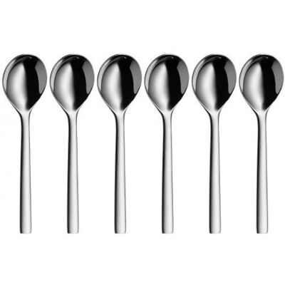 Set di Cucchiai da Zuppa WMF Nuova - Acciaio Inox, 6 pezzi Set di Cucchiai da Zuppa WMF Nuova - Acciaio Inox, 6 pezzi