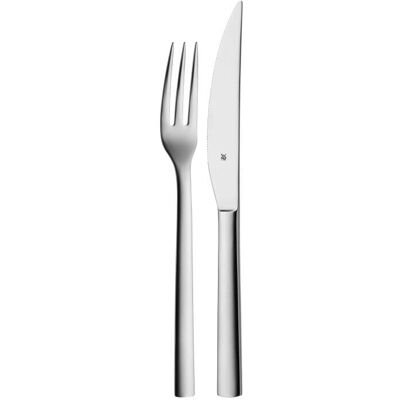 WMF Nuova Steakbesteck-Set - 2-tlg. Cromargan Edelstahl WMF Nuova Steakbesteck-Set - 2-tlg. Cromargan Edelstahl