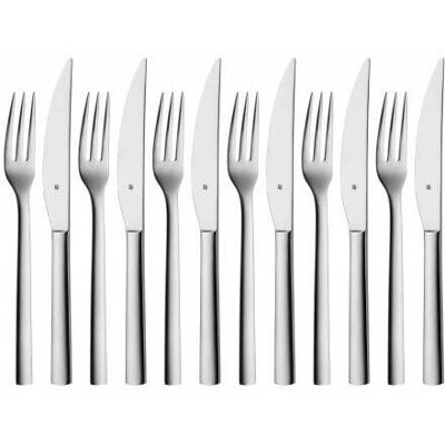 WMF Nuova 12-delars kniv- och gaffelset - Rostfritt stål WMF Nuova 12-delars kniv- och gaffelset - Rostfritt stål