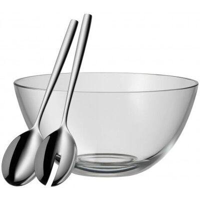 WMF Taverno Salatschüssel Set - Glas & Edelstahl WMF Taverno Salatschüssel Set - Glas & Edelstahl