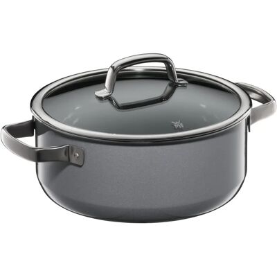 WMF Fusiontec Mineral Lage Pan 24cm - Houtenpan - Platina WMF Fusiontec Mineral Lage Pan 24cm - Houtenpan - Platina