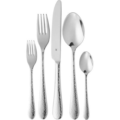 Set de Couverts WMF Sitello - 30 pièces - Finition Hammered - Publicité Set de Couverts WMF Sitello - 30 pièces - Finition Hammered - Publicité
