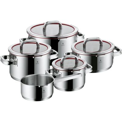 WMF Function 4 Koekenpannenset - RVS 9 stuks WMF Function 4 Koekenpannenset - RVS 9 stuks