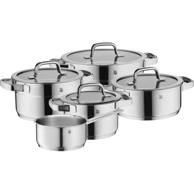 WMF Compact Cuisine Conjunto de 5 Panelas - Prata WMF Compact Cuisine Conjunto de 5 Panelas - Prata