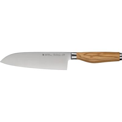 Couteau de cuisine WMF Grand Wood - Acier inoxydable, 18cm, manche en olivier - Publicité Couteau de cuisine WMF Grand Wood - Acier inoxydable, 18cm, manche en olivier - Publicité