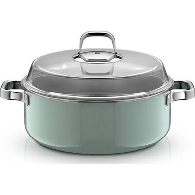 WMF Fusiontec Mineral Pro Schmortopf 28cm - Induktion, 6L, Hellgrün WMF Fusiontec Mineral Pro Schmortopf 28cm - Induktion, 6L, Hellgrün