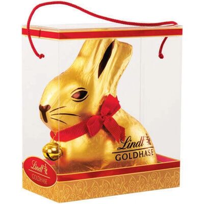 Lapin en Chocolat au Lait Lindt - Cadeau de Pâques - Publicité Lapin en Chocolat au Lait Lindt - Cadeau de Pâques - Publicité