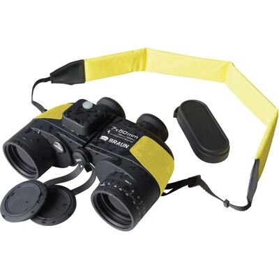 Braun Photo Technik Marine 7x50 - Jaune/noir - Publicité Braun Photo Technik Marine 7x50 - Jaune/noir - Publicité