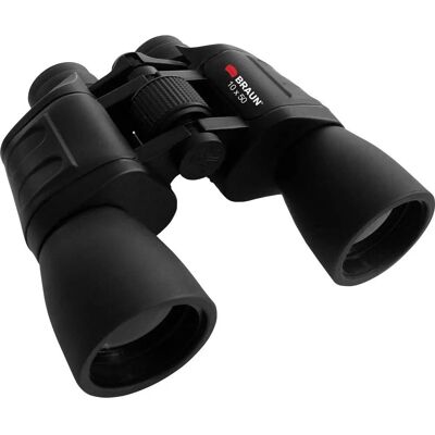 Binóculos Esportivos Braun - 10x50 - Preto Binóculos Esportivos Braun - 10x50 - Preto
