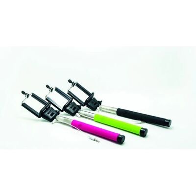 Braun Photo Technik 20261 Selfie Stick Pink - Selfie Stick Braun Photo Technik 20261 Selfie Stick Pink - Selfie Stick