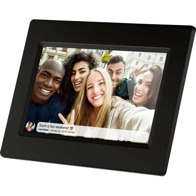 Braun DigiFrame 718 WiFi - Quadro digital preto 17.8 cm Braun DigiFrame 718 WiFi - Quadro digital preto 17.8 cm