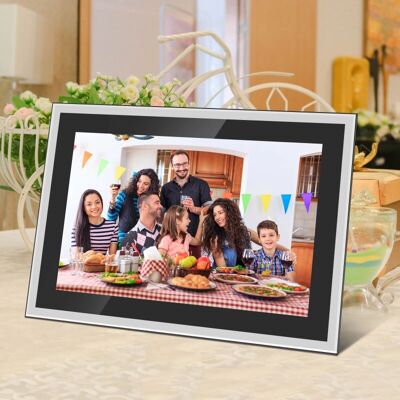 Braun Digitaler Bilderrahmen Wi-Fi Touchscreen 25,6cm - Digitaler Bilderrahmen Braun Digitaler Bilderrahmen Wi-Fi Touchscreen 25,6cm - Digitaler Bilderrahmen