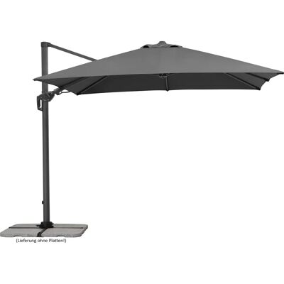 Schneider Rhodos Twist Ampelschirm, grau, 300x300cm Schneider Rhodos Twist Ampelschirm, grau, 300x300cm