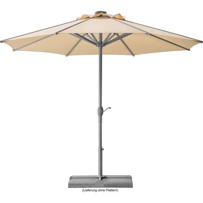 Sombrilla redonda exterior Schneider Rooftop beige - Sombrilla de exterior Sombrilla redonda exterior Schneider Rooftop beige - Sombrilla de exterior