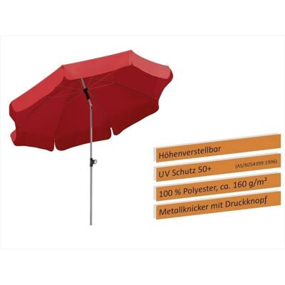 Schneider Locarno Rot 200cm Rund Sonnenschirm - Sonnenschirm Schneider Locarno Rot 200cm Rund Sonnenschirm - Sonnenschirm