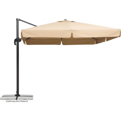 Schneider Rhodos Beige 300x300cm Quadratschirm - Sonnenschirm Schneider Rhodos Beige 300x300cm Quadratschirm - Sonnenschirm