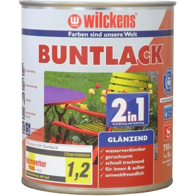 WILCKENS FARBEN - 2in1 Buntlack glänzend - Žlutá - 0.75L - Wood coating WILCKENS FARBEN - 2in1 Buntlack glänzend - Žlutá - 0.75L - Wood coating