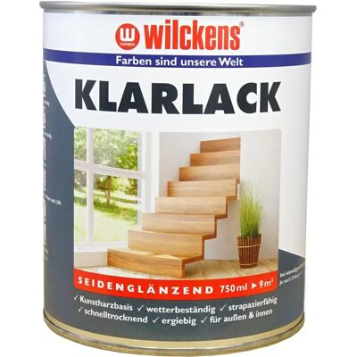 WILCKENS FARBEN - Klarlack Seidenglänzend - Transparent - Publicité WILCKENS FARBEN - Klarlack Seidenglänzend - Transparent - Publicité