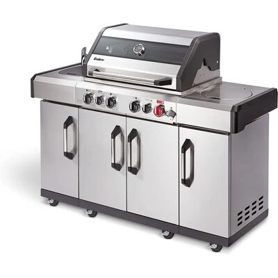 Grill à gaz Enders Kansas Pro 4 SIK Turbo - 22,4 kW - Acier inoxydable - Publicité Grill à gaz Enders Kansas Pro 4 SIK Turbo - 22,4 kW - Acier inoxydable - Publicité