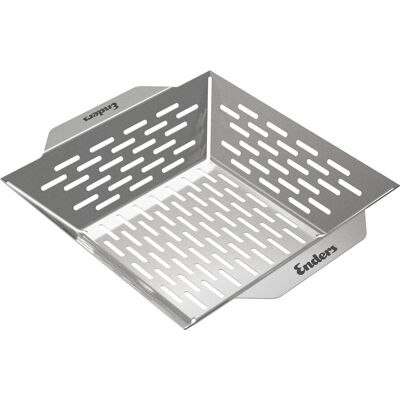 Enders Grillmand S - Roestvrij staal, grijs, 24 x 19 x 6,5 cm - BBQ Accessoire Enders Grillmand S - Roestvrij staal, grijs, 24 x 19 x 6,5 cm - BBQ Accessoire