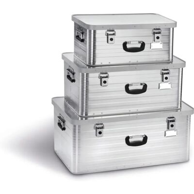 ENDERS Toronto Aluminium Transportbehälter - 47/80/130L - Silber ENDERS Toronto Aluminium Transportbehälter - 47/80/130L - Silber