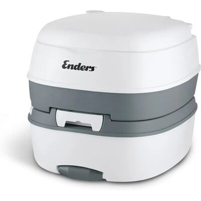 Enders Deluxe Campingtoilette - Chemietoilette, 17l, Weiß/Grau - Campingtoilette Enders Deluxe Campingtoilette - Chemietoilette, 17l, Weiß/Grau - Campingtoilette