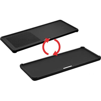 Placa de parrilla reversible de hierro fundido Enders Chicago 3 - Accesorio para exteriores Placa de parrilla reversible de hierro fundido Enders Chicago 3 - Accesorio para exteriores