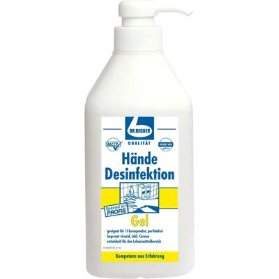 Becher Händedesinfektionsgel 1,0 l - Händedesinfektionsgel Becher Händedesinfektionsgel 1,0 l - Händedesinfektionsgel