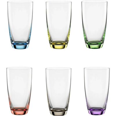 Bohemia Cristal Modell V.C. Longdrinkglas-Set - 350ml Mehrfarbig Bohemia Cristal Modell V.C. Longdrinkglas-Set - 350ml Mehrfarbig