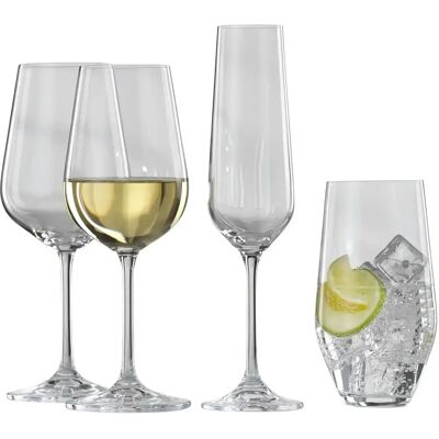 BOHEMIA Weingläser-Set, 24 Stück Kristallglas BOHEMIA Weingläser-Set, 24 Stück Kristallglas