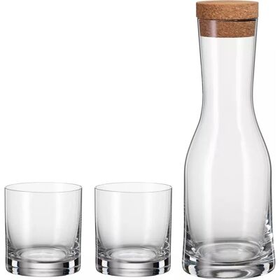 Bohemia Wasserset - Karaffe, Gläser - Kristall - 4 Stück Bohemia Wasserset - Karaffe, Gläser - Kristall - 4 Stück