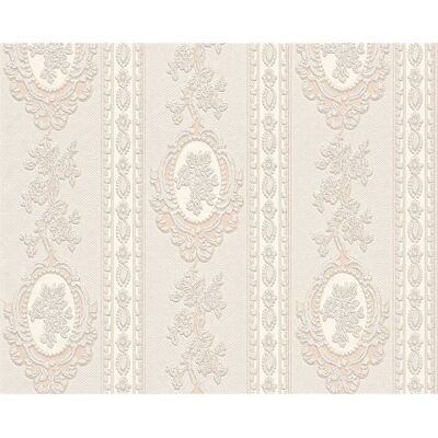 Living Walls Papier Mousse Beige Baroque - Mur - Publicité Living Walls Papier Mousse Beige Baroque - Mur - Publicité