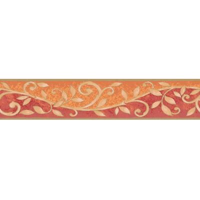 Bordure A.S. Création Baroque Rouge-Orange - Décoration Murale - Publicité Bordure A.S. Création Baroque Rouge-Orange - Décoration Murale - Publicité