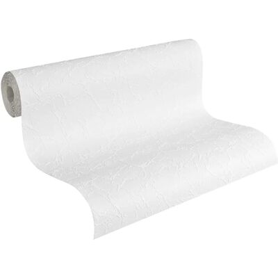 A.S. CREATION Papel de Parede Branco Simples - Decoração de Parede A.S. CREATION Papel de Parede Branco Simples - Decoração de Parede