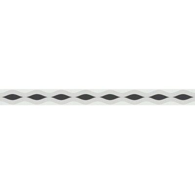 AS Creations Infinity Black/Grey Wave Self Adhesive Border - Wall Decor AS Creations Infinity Black/Grey Wave Self Adhesive Border - Wall Decor