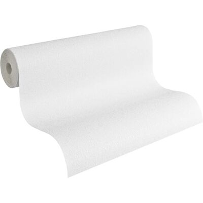 A.S. Création Simply White 4 Texturierte Graue Vinyl Tapete - Tapete A.S. Création Simply White 4 Texturierte Graue Vinyl Tapete - Tapete