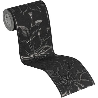A.S. CREATION Schwarze Blumen Bordüre - Wandbordüre A.S. CREATION Schwarze Blumen Bordüre - Wandbordüre
