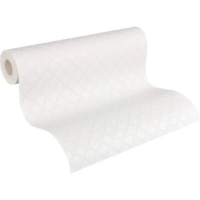 A.S. Creation Papel Pintado Geométrico Blanco - Papel Pintado A.S. Creation Papel Pintado Geométrico Blanco - Papel Pintado