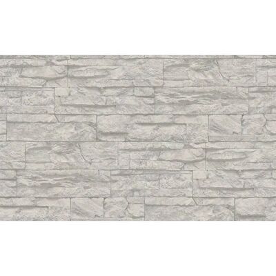 Papier peint vinyl Living Walls - Pierre Grise 0,53x10.05m - Publicité Papier peint vinyl Living Walls - Pierre Grise 0,53x10.05m - Publicité