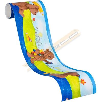 A.S. Creation Bordura Azul 0.13x5 m - Cenefas A.S. Creation Bordura Azul 0.13x5 m - Cenefas