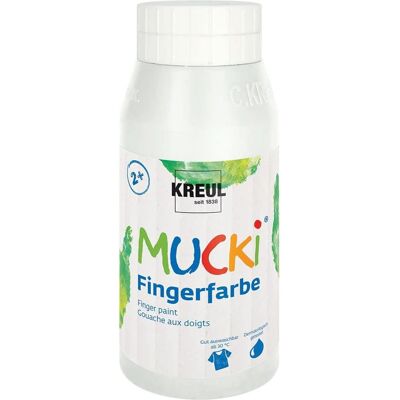KREUL Weiße Fingerfarbe - Waschbar, 750ml KREUL Weiße Fingerfarbe - Waschbar, 750ml