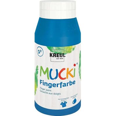 KREUL Blaue Fingerfarbe - 750ml - Waschbar, Kinderfreundlich KREUL Blaue Fingerfarbe - 750ml - Waschbar, Kinderfreundlich
