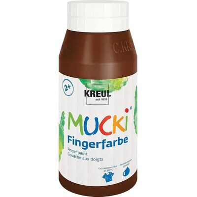 KREUL 23211 Fingerfarbe Braun - Waschbar, 750ml KREUL 23211 Fingerfarbe Braun - Waschbar, 750ml