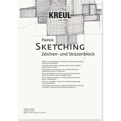 KREUL A3 Wit Schetsboek KREUL A3 Wit Schetsboek