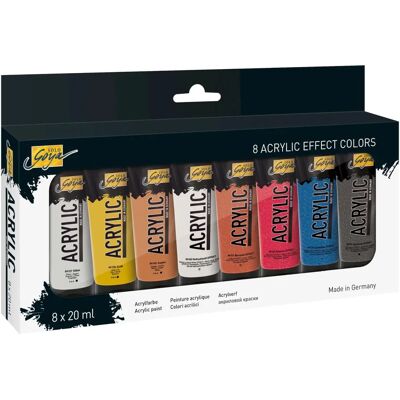 Set Effetto Acrilico Metallo Solo Goya - 8 x 20 ml Set Effetto Acrilico Metallo Solo Goya - 8 x 20 ml